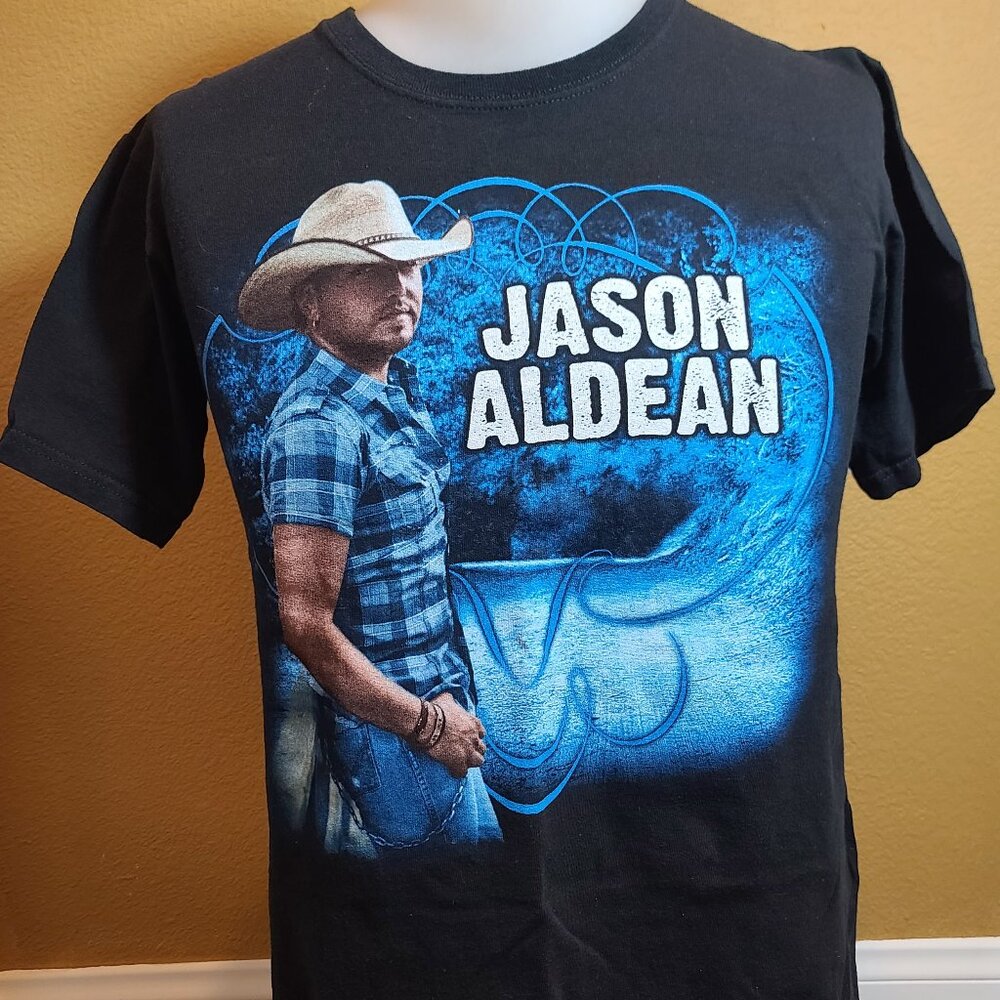 2011 Jason Aldean tour t-shirt Adult Medium black